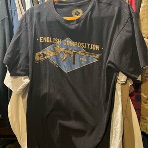 English Composition Graphic Tee - Black